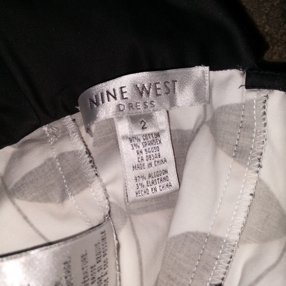 Nine West Dress - Size 2 - Black & White - Picture 5 of 5